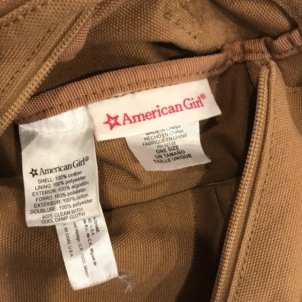 American Girl Canvas Bag/Purse/Messenger Bag